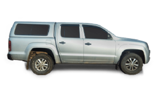 Capota de Fibra para Amarok com Vidros Laterais