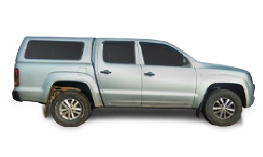 Capota de Fibra para Amarok com Vidros Laterais