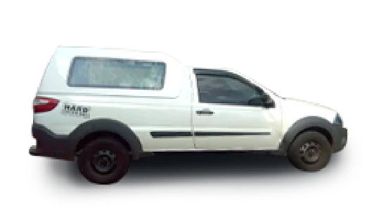 Capota de Fibra para Strada com Vidros Laterais