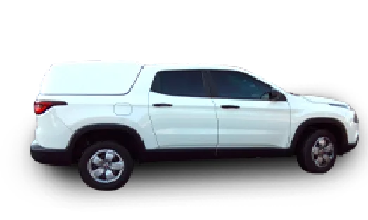 Capota de fibra para Toro modelo furgão