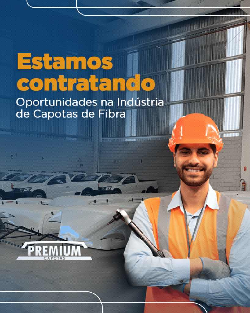 vagas de emprego na ind´stria de capotas de fibra em Campinas