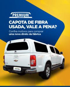 Capota de fibra usada