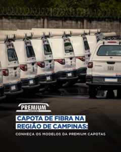 Capota de fibra na região de Campinas
