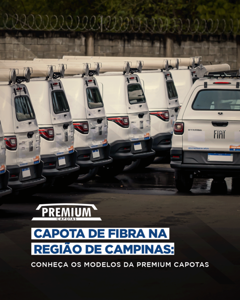 Capota de fibra na região de Campinas