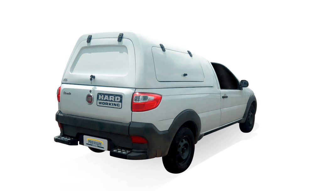 Capota de Fibra Strada com Portas Laterais Capota de Fibra Strada com Portas Laterais